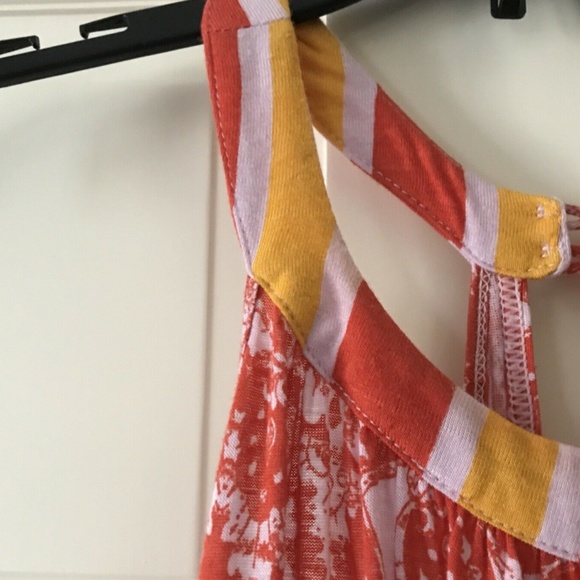 Free People Mini Tunic Dress Top Red Sleeveless - Picture 7 of 9